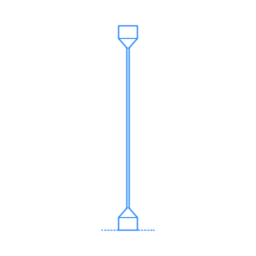 Furniture Floor Lamps Barbell Floor Lamp Sketch Svg Vector, Free Vectors File